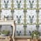 Designs Direct Floral Stained Glass Flower Wallpaper